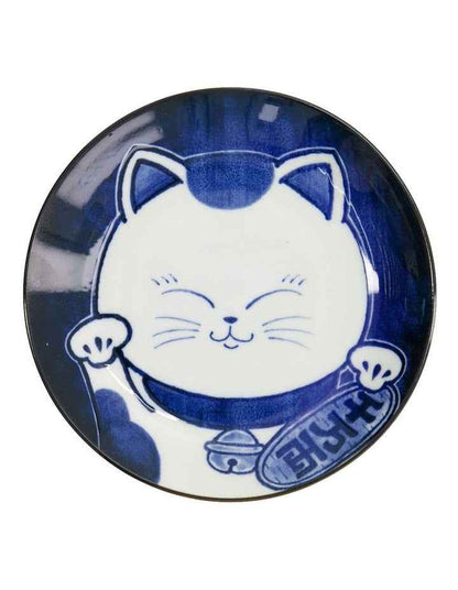 Kawaii Neko Plate 16.5cm in Multi