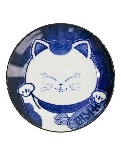 Kawaii Neko Plate 16.5cm in Multi