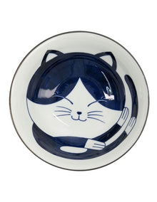 Kawaii Neko Ramen Bowl 20x7.5cm in White