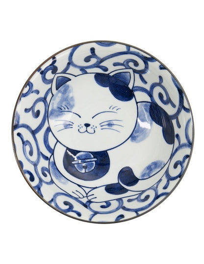 Kawaii Neko Ramen Bowl 20x7.5cm in Multi