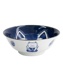 Kawaii Cat Neko Ramen Bowl 20x7.5cm White Cat