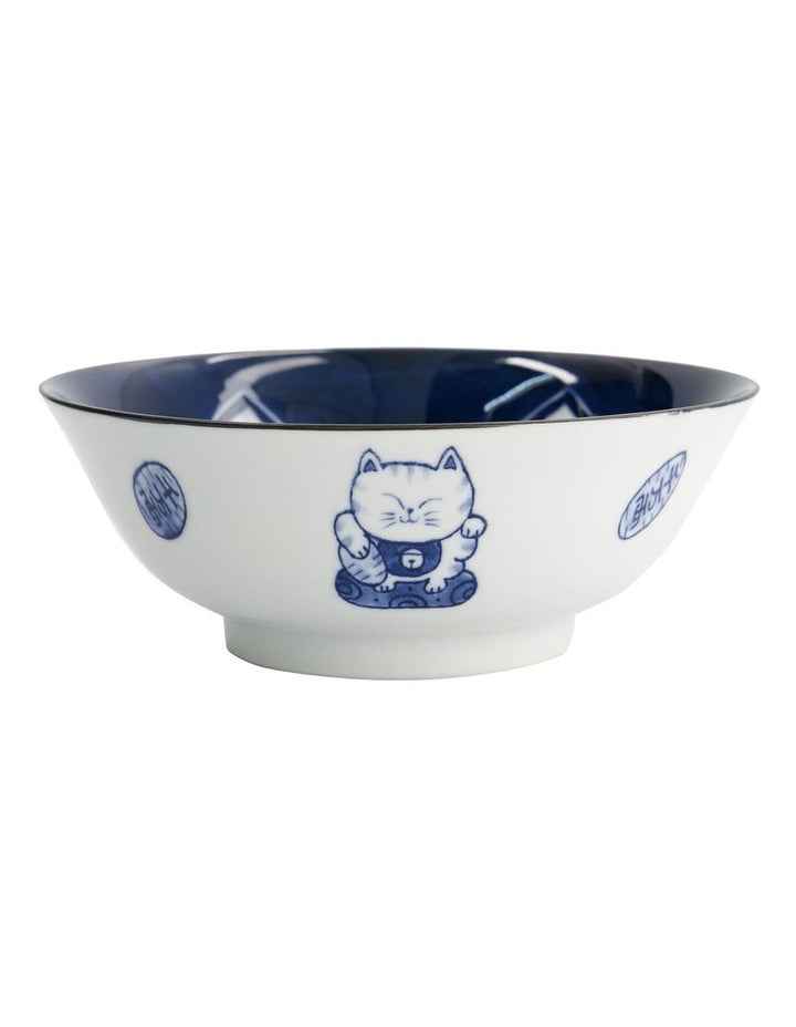 Kawaii Cat Neko Ramen Bowl 20x7.5cm White Cat