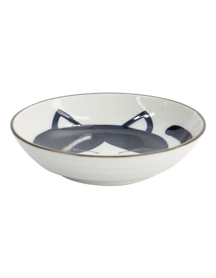 Kawaii Cat Neko Sauce Dish 10x2.5cm in Blue Cat