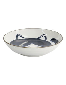Kawaii Cat Neko Sauce Dish 10x2.5cm in Blue Cat