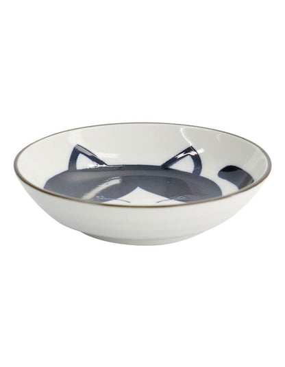 Kawaii Cat Neko Sauce Dish 10x2.5cm in Blue Cat