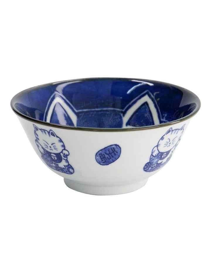 Kawaii Cat Neko Tayo Bowl 15x6.5cm in Blue