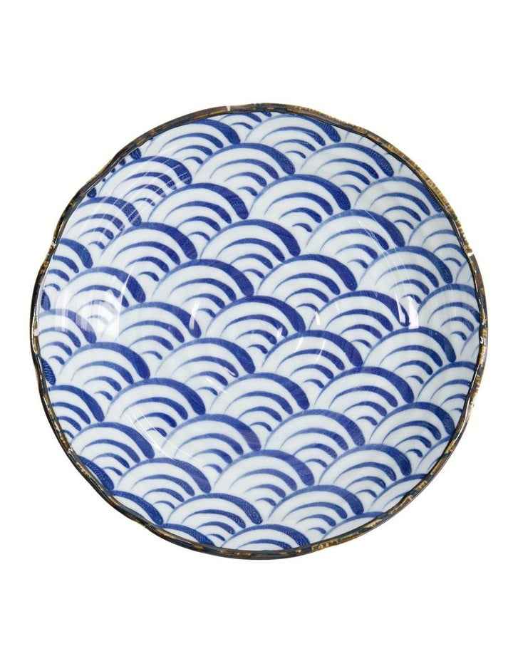 Natsu Nami Plate 22cm in Blue