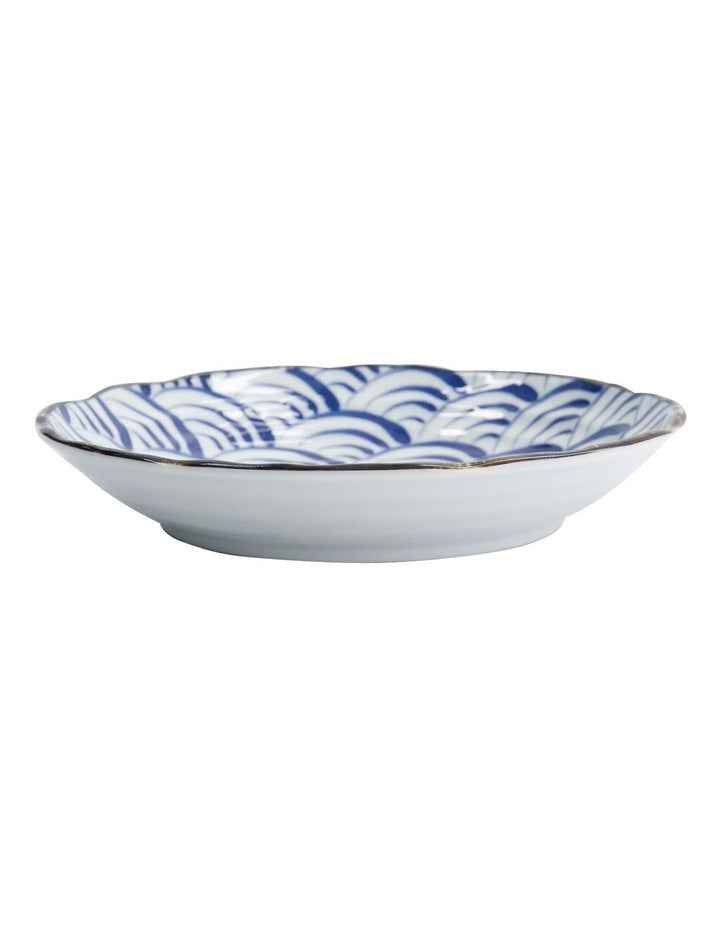 Natsu Nami Plate 22cm in Blue