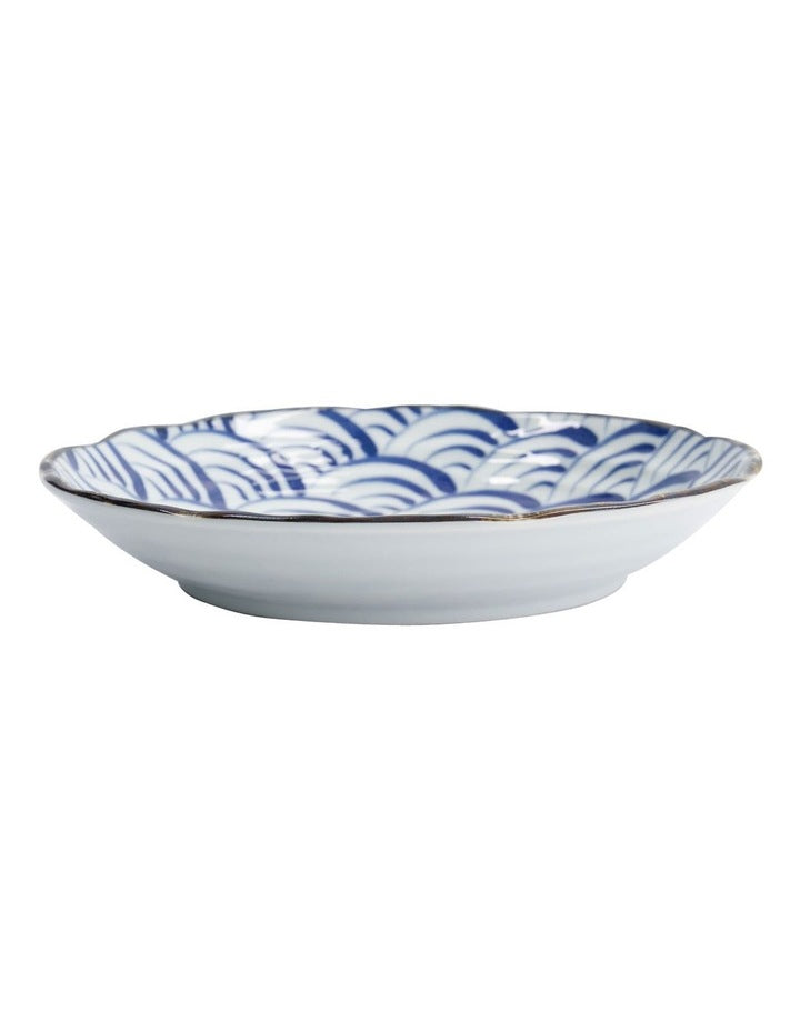 Natsu Nami Plate 22cm in Blue