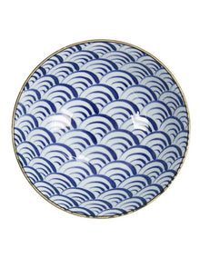 Natsu Nami Ramen Bowl 21x8cm in Blue