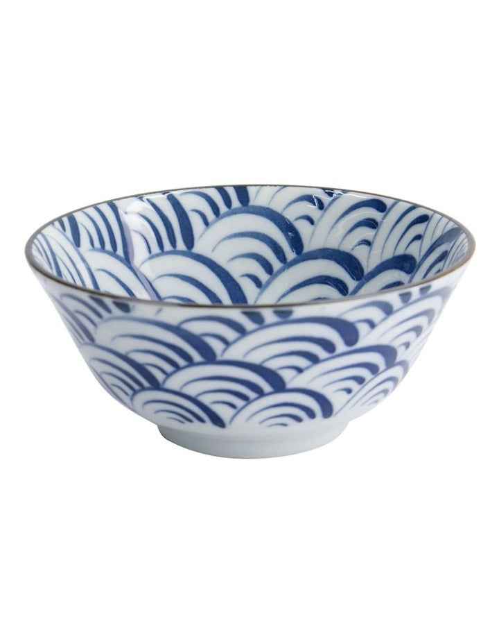 Natsu Nami Tayo Bowl 15x7cm in Blue