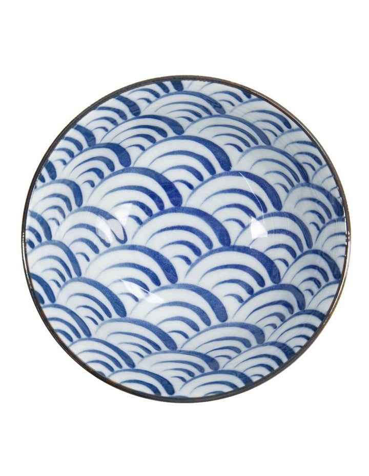 Natsu Nami Tayo Bowl 15x7cm in Blue