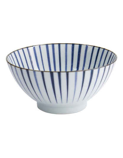 Natsu Tokusa Mixed Bowl 18x9.5cm in Blue