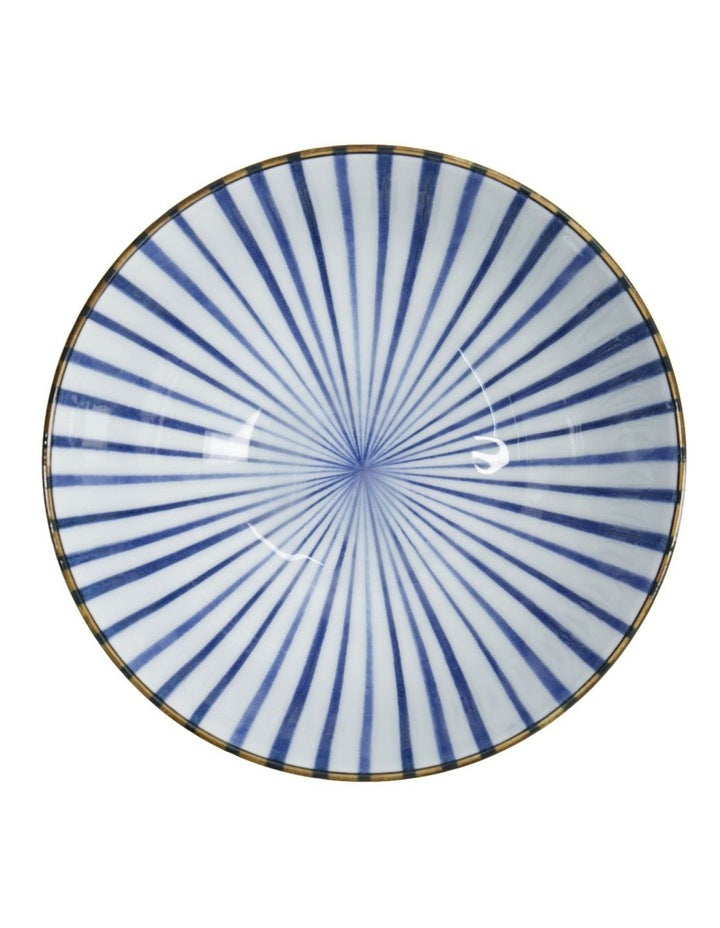 Natsu Tokusa Mixed Bowl 18x9.5cm in Blue