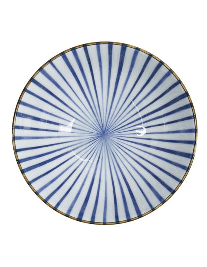 Natsu Tokusa Mixed Bowl 18x9.5cm in Blue