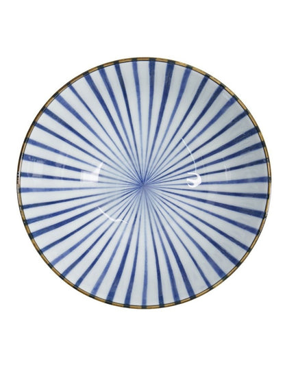 Natsu Tokusa Mixed Bowl 18x9.5cm in Blue