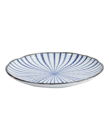 Natsu Tokusa Plate 16.5cm in Blue
