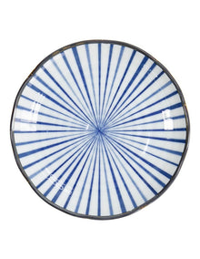 Natsu Tokusa Plate 16.5cm in Blue