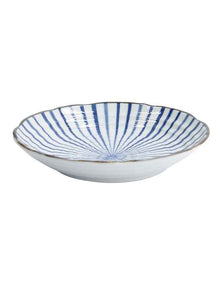 Natsu Tokusa Plate 22cm in Blue