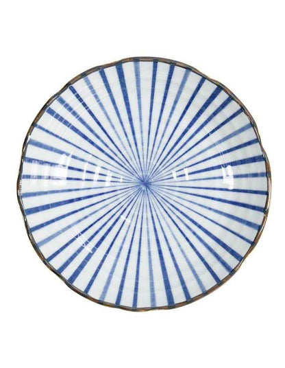 Natsu Tokusa Plate 22cm in Blue