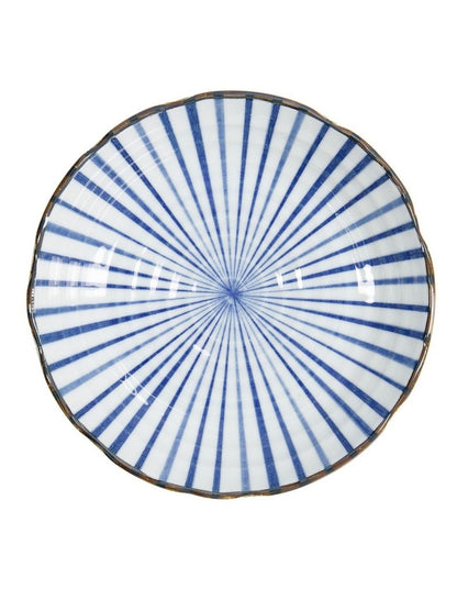 Natsu Tokusa Plate 22cm in Blue