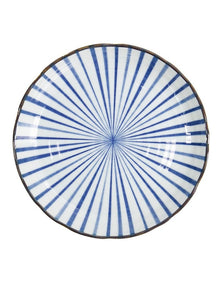 Natsu Tokusa Plate 25cm in Blue