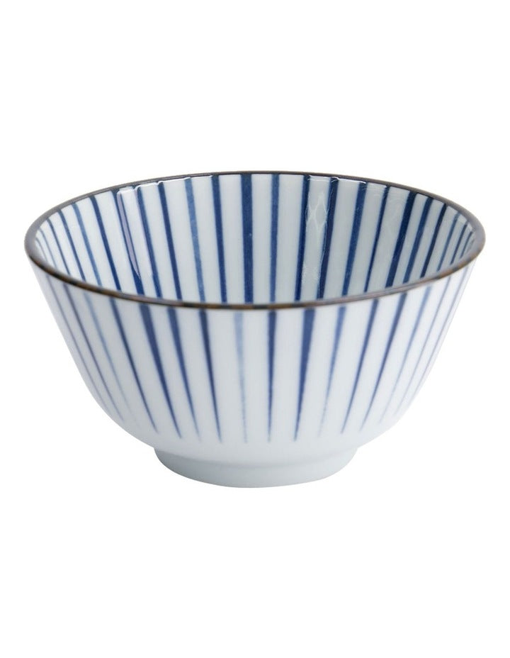 Natsu Tokusa Rice Bowl 12x6cm in Blue