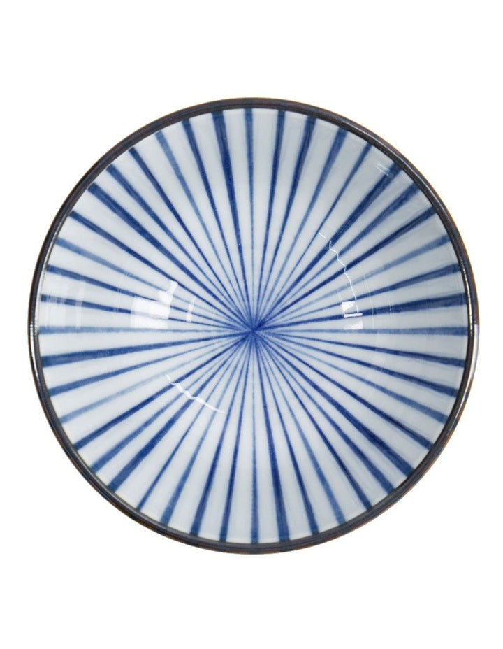 Natsu Tokusa Rice Bowl 12x6cm in Blue