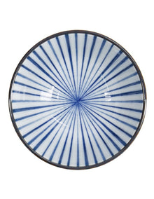 Natsu Tokusa Rice Bowl 12x6cm in Blue