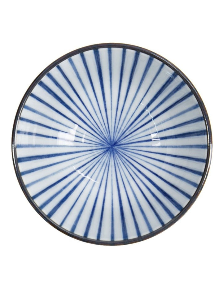 Natsu Tokusa Rice Bowl 12x6cm in Blue