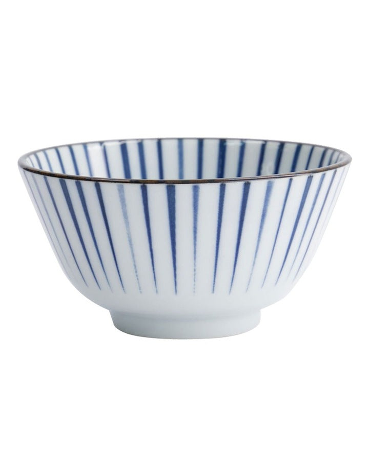 Natsu Tokusa Rice Bowl 12x6cm in Blue