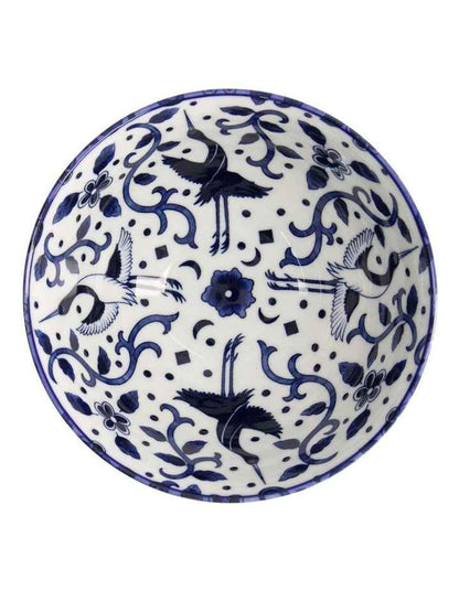 Maizuru Ramen Bowl 18x9cm in Blue