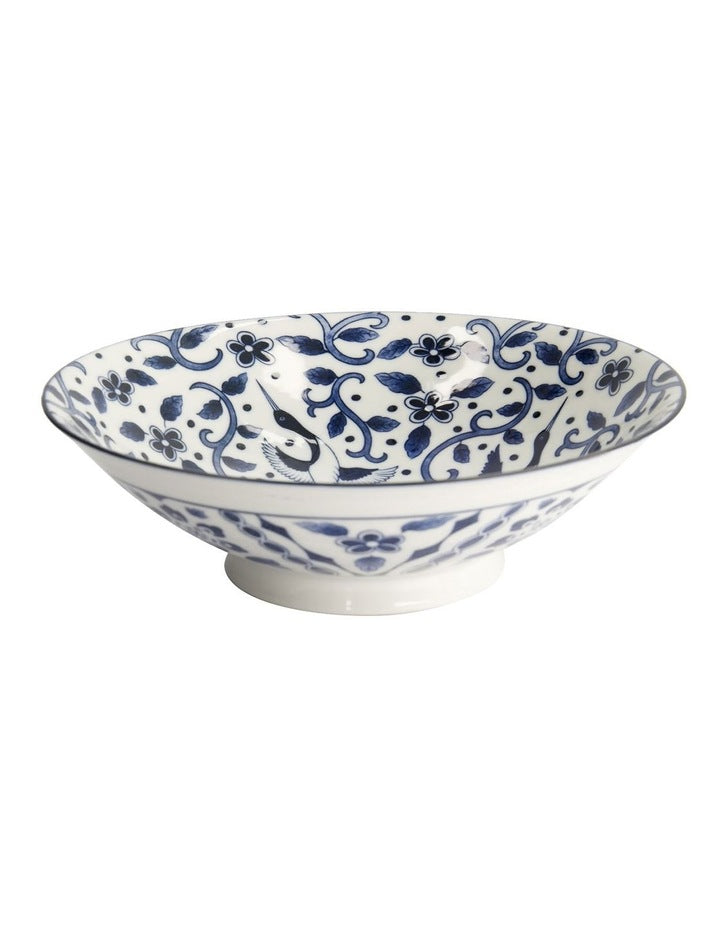 Maizuru Ramen Bowl 25x7cm in Blue