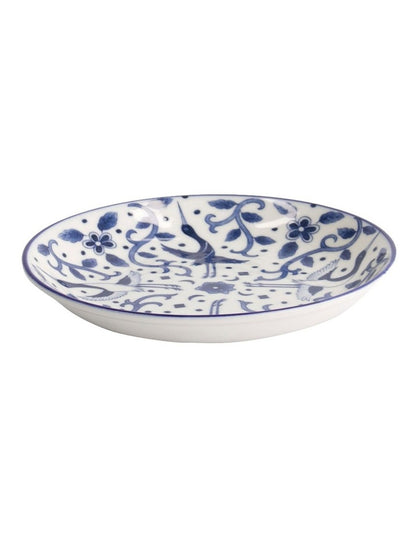 Maizuru Round Plate 16cm in Blue