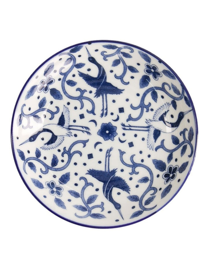 Maizuru Round Plate 16cm in Blue