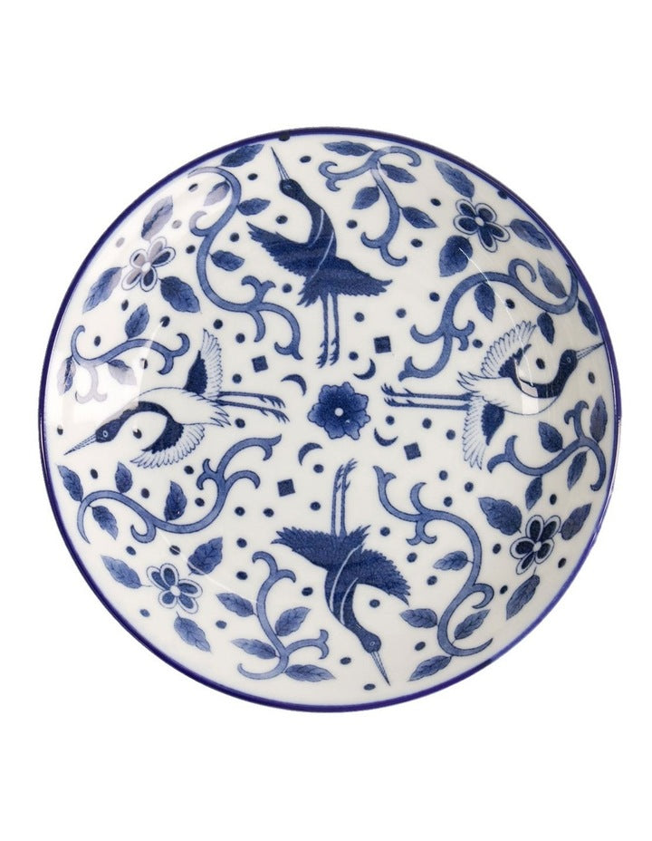 Maizuru Round Plate 16cm in Blue