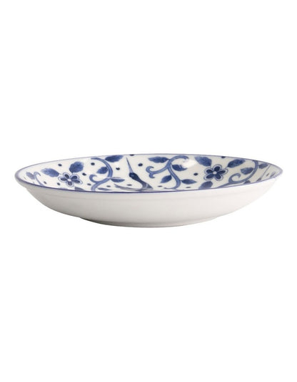 Maizuru Round Plate 16cm in Blue