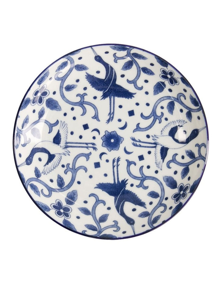 Maizuru Round Plate 21cm in Blue