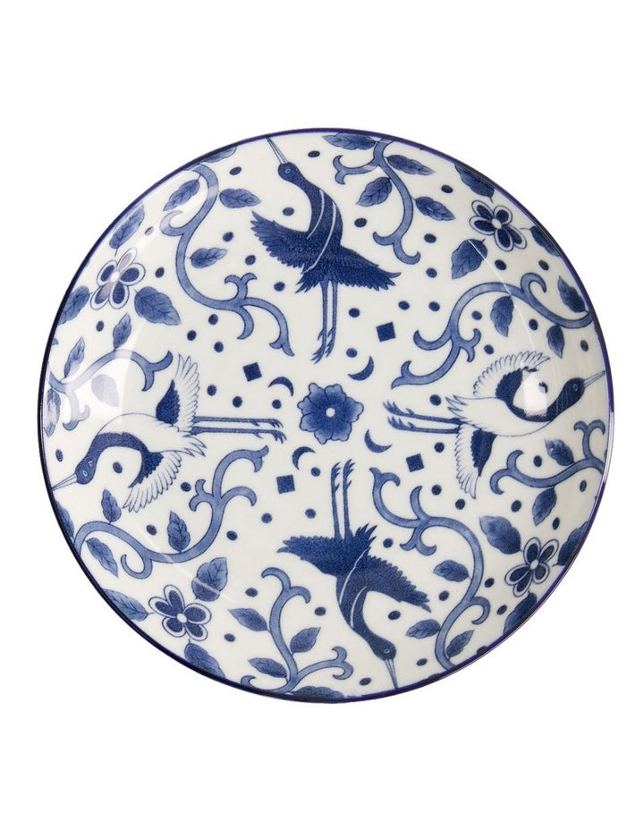 Maizuru Round Plate 21cm in Blue
