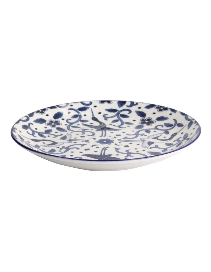 Maizuru Round Plate 25cm in Blue