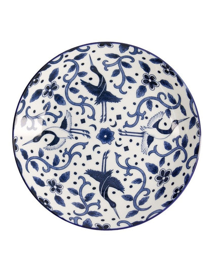 Maizuru Round Plate 25cm in Blue