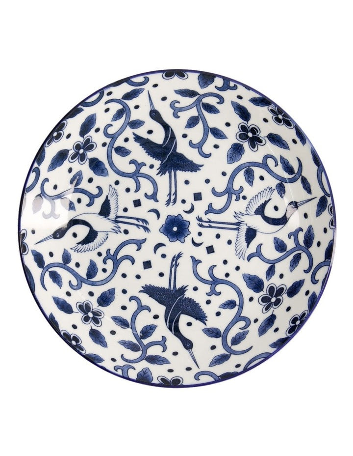 Maizuru Round Plate 25cm in Blue
