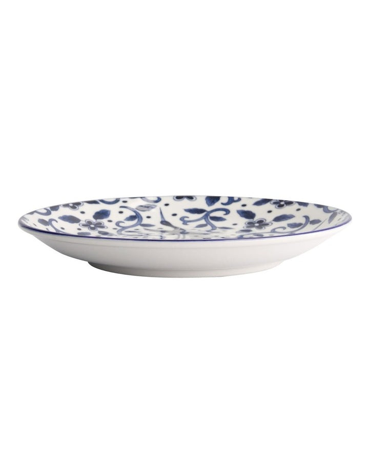 Maizuru Round Plate 25cm in Blue