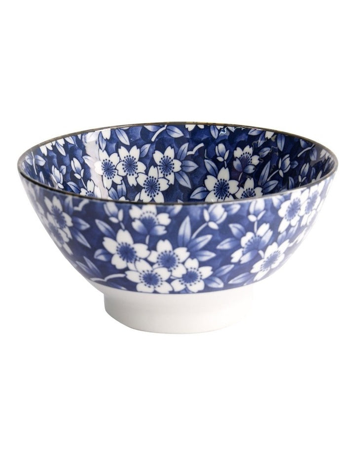 Sakura Ramen Bowl 18x9cm in Blue