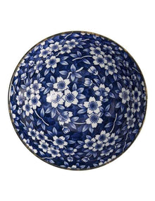 Sakura Ramen Bowl 18x9cm in Blue