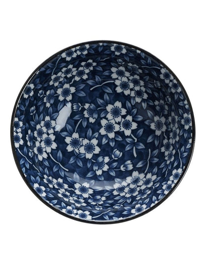Sakura Ramen Bowl 18x9cm in Blue