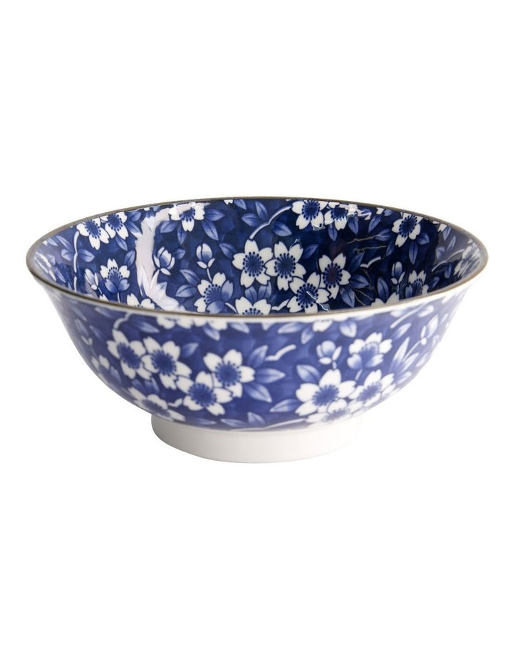 Sakura Ramen Bowl 21x8.5cm in Blue