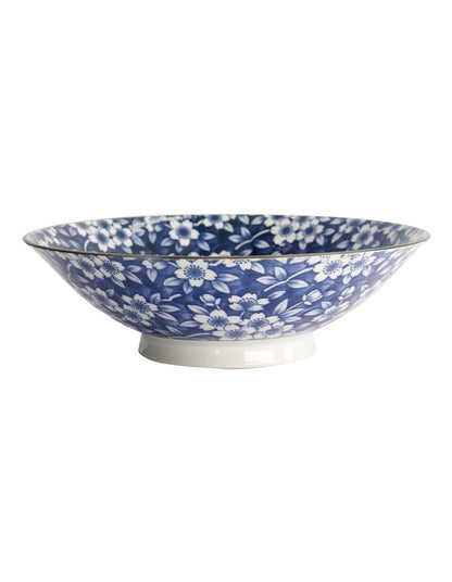 Sakura Ramen Bowl 25x7cm in Blue
