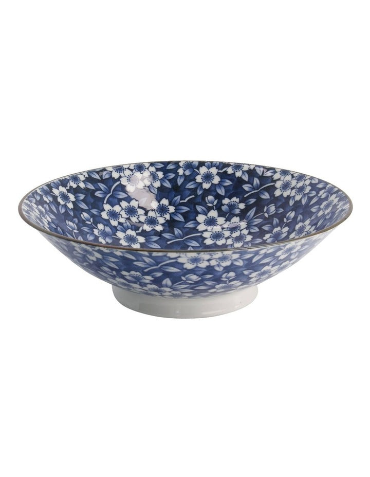 Sakura Ramen Bowl 25x7cm in Blue