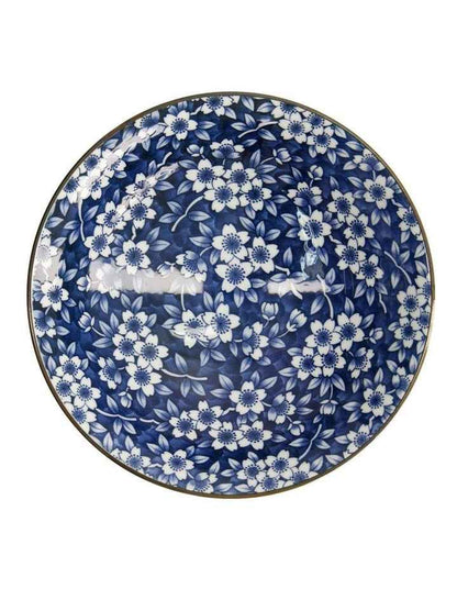 Sakura Ramen Bowl 25x7cm in Blue